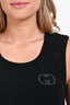 Gucci Black Spandex GG Crop Top Size L