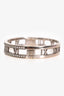 Tiffany & Co. 18K White Gold Diamond-Set Atlas Bangle