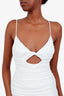 Retrofête White Mesh 'Bristol' Maxi Dress Size S