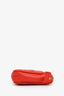 Versace Orange Quilted Leather Medusa Mini Pochette