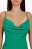 Alex Perry Green Cowl Neck Strappy Midi Dress Estimated Size S