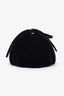 Miu Miu Black Velvet Hat With Ear Flaps Size M