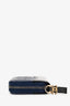 Pre-Loved Chanel™ 2018 Navy Quilted Lambskin Zip Around Wallet