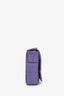 Bottega Veneta Purple Leather Intrecciato Cassette Crossbody Bag
