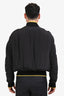Haider Ackermann Navy/Brown Silk Bomber Jacket Estimated Size M Mens