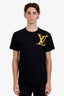 Louis Vuitton Black Cotton Logo T-Shirt Size M Mens