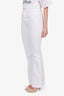 Veronica Beard White Denim Straight Flared Jeans Size 28