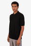 Louis Vuitton Black Cashmere Logo Polo Shirt Size L Mens