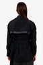 Burberry Black Belted Midi Length Trench Coat Size 4