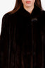 Vintage Dark Ranch Mink Full Length Fur Coat Size 6