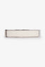 Hermès Silver/White Toned 'Clic Clac' Bracelet