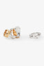 Pre-loved Chanel™ 18K Gold Coco Crush Quilted Motif Earrings