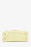 Louis Vuitton Yellow Taurillon Leather Enameled Chain Mini Capucines