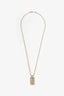 Tiffany & Co. Sterling Silver Atlas Dog Tag Necklace