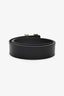 Louis Vuitton Black Leather LV Initial Belt Size 100 Men's
