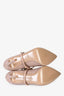 Valentino Nude Pink Rockstud Ankle Wrap Pumps Size 41.5