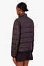 Gucci Black Goose Down Logo Zip Up Jacket Size 44