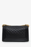 Pre-loved Chanel™ 2019 Black Caviar Leather Quilted Medium Boy Bag