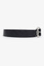 Bottega Veneta Black Intrecciato Stamp Belt Size 95