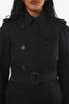 Trench ceinturé Burberry Black « Westminister », taille 2