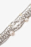 David Yurman Sterling Silver Pearl Station Multi-Strand Necklace