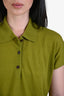 Vince Green Wool Polo Short Sleeve Sweater Size M