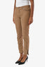 Loro Piana Brown Corduroy Slim Fitted Pants Size 40