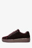 Prada Burgundy Velvet Sneakers Size 37