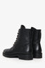 Louis Vuitton Black Leather Combat Boots Size 39