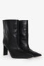 Balenciaga Black Lambskin Leather Blade 36 Booties Size 39