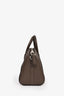 Givenchy Brown Leather Logo Mini 'Antigona' Top Handle Bag With Strap