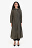 Herno Olive Green Long Rain Jacket Size 40
