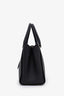 Burberry Black Grain Leather Medium Buckle Tote with Strap