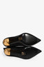 Balmain Black Knit 'Moneta' Stretch Ankle Boots Size 38.5