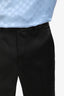 Gucci 2023 Black Satin Suit Pants Size 46 Mens