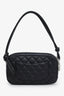 Pre-loved Chanel™ 2004-05 Black Quilted Cambon Ligne Refurbished Pochette Bag