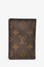 Louis Vuitton 2018 Brown/Blue Monogram Pocket Organizer
