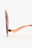 Dolce & Gabbana Rose Gold/Pink Sequin Rose Sunglasses