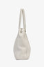 Christian Dior 2007 White Leather 'My Dior' Frame Tote Bag