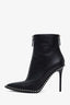 Alexander Wang Black Leather Nova Studded Ankle Boots Size 41