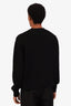 Gucci Black Cotton Wool Logo Crewneck Sweater Size XL Mens
