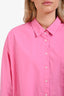 Xirena Pink Long Sleeve Button Down Shirt Size M