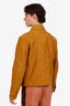 Salvatore Ferragamo Yellow Cotton Zip Up Jacket Size 50 Mens