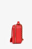 Pre-loved Chanel™ 2018 19 Red Caviar Leather Medium Filigree Vanity Case