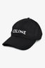 Celine Black Canvas Logo Baseball Hat Size M