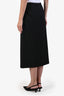 Max Mara Black Wool Long Skirt Size 8