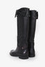 Valentino Black Leather Bow Rubber Boots Size 40