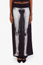 Jean Paul Gaultier Black The Body Marinière Trousers Size 40