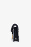 Christian Dior 2022 Navy Oblique Saddle Bloom Flap Card Holder