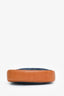 Celine Vintage Navy/Brown Suede Leather C Macadam Mini Shoulder Bag
